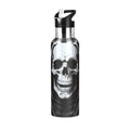 Stainless Steel Insulated Vacuum Flask Water Bottle with Straw Lid T3732