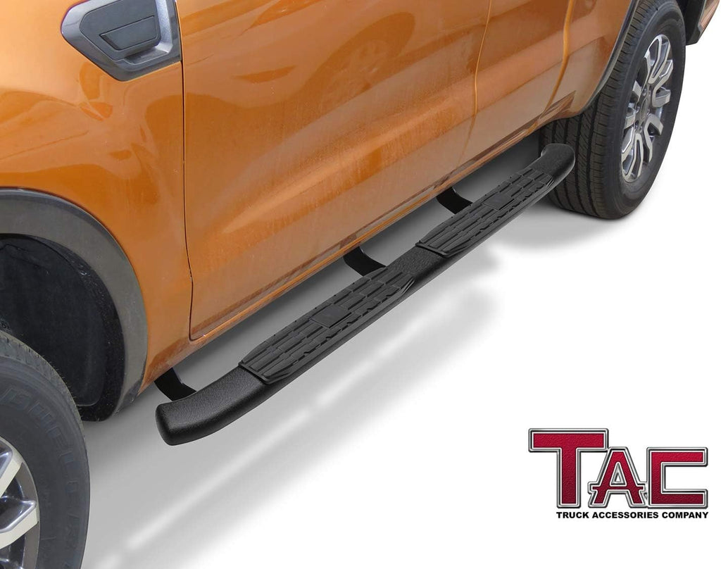 Black Texture Side Bars for Ford Ranger Super Cab Pickup (2pcs) J84217