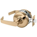 Bright Bronze Cylindrical Lock L674204