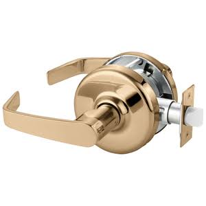 Bright Bronze Cylindrical Lock L674204