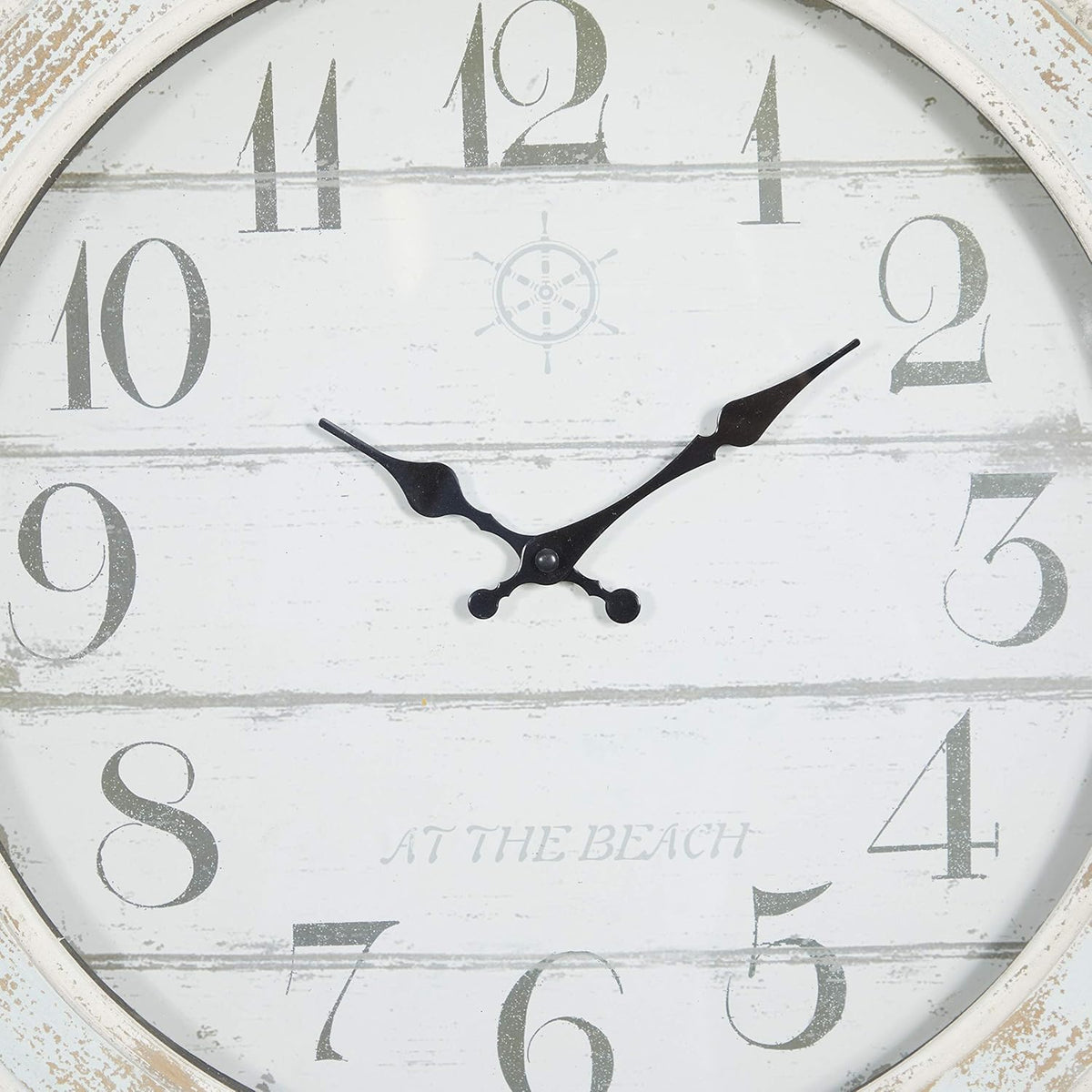 Nautical Wood Anchor Wall Clock S478