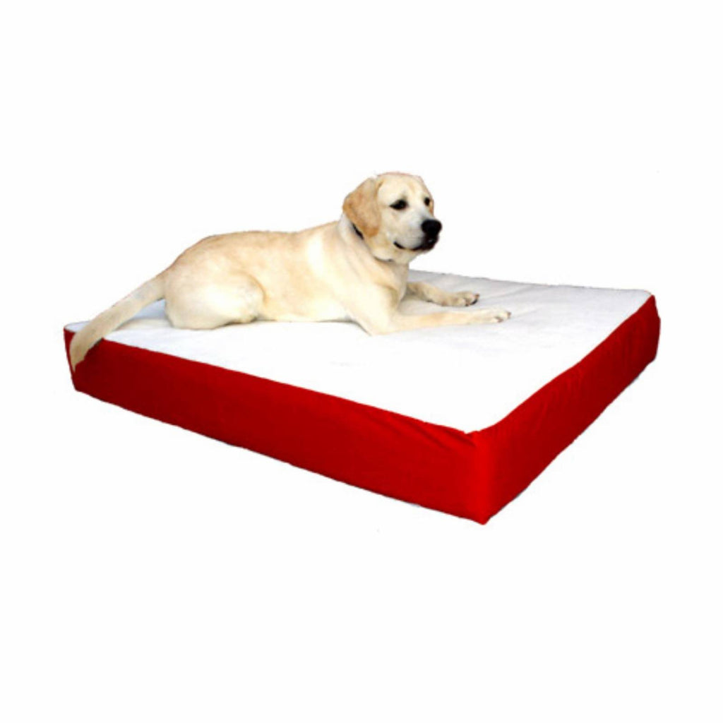 Orthopedic Double Pet Bed Red O882591