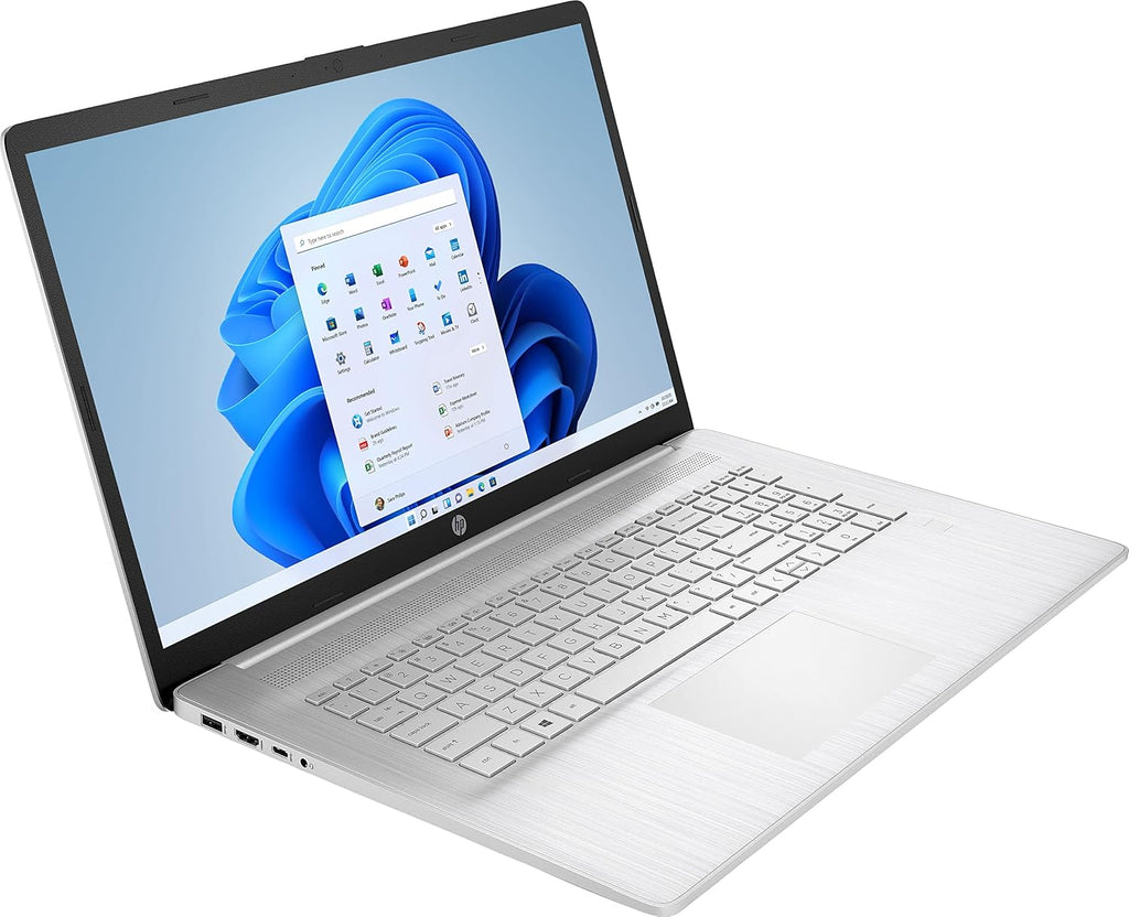 17.3 FHD Laptop, AMD Ryzen 5 5500U 6-Core, 8GB RAM, 256GB NVMe SSD, Natural Silver J43652