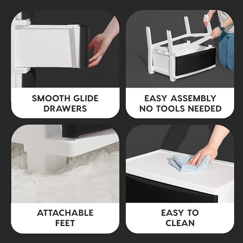 Plastic 4-Drawer Storage Organizer P187646