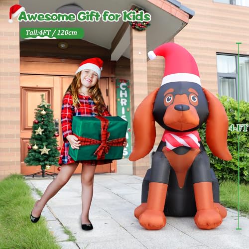 7FT Christmas Inflatable Snowman with LED Light P577