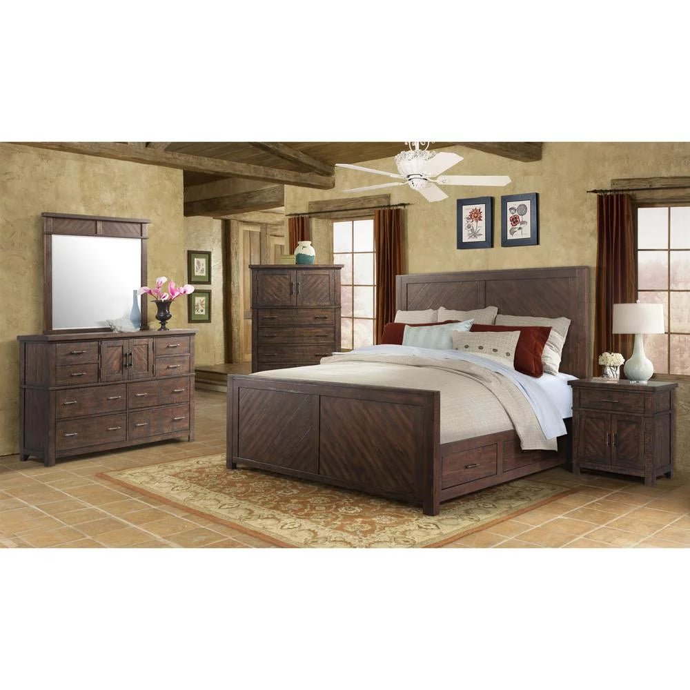 Queen Platform Storage 5PC Bedroom Set H6984