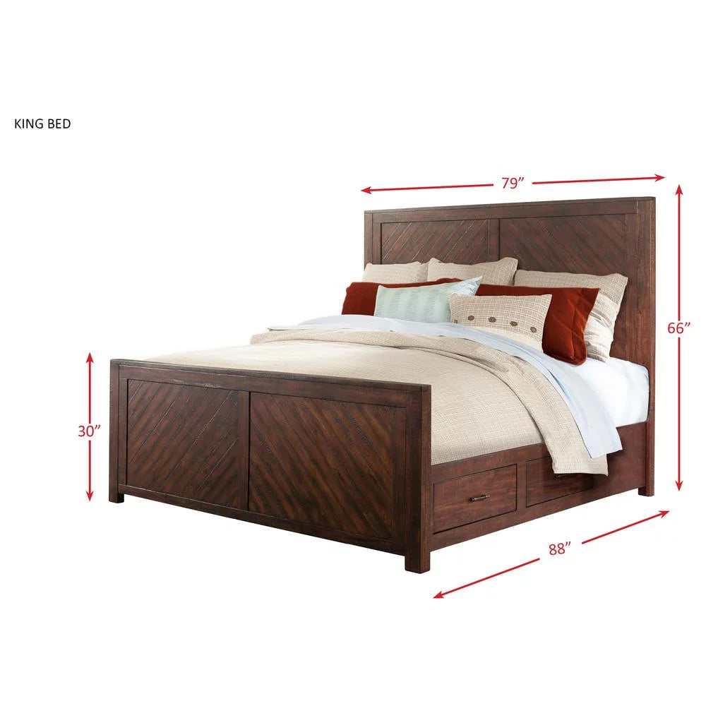 Queen Platform Storage 5PC Bedroom Set H6984