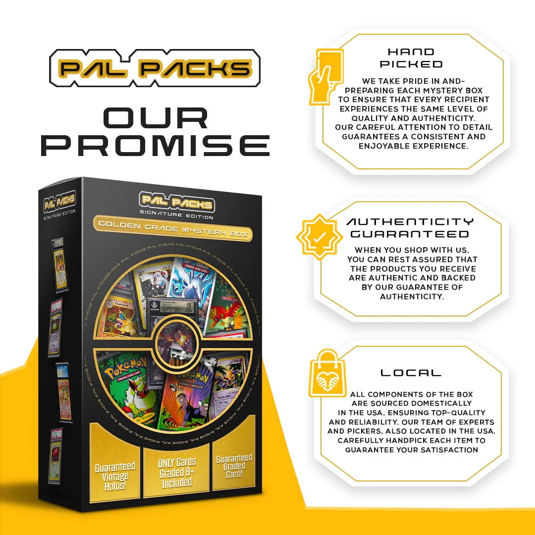 Golden Pokemon Trading Card Mystery Box S470
