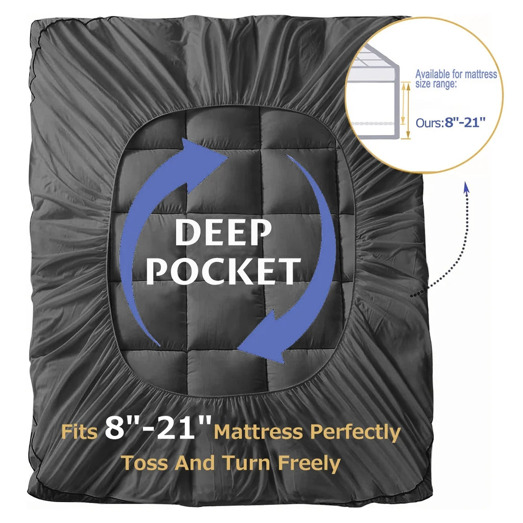Queen Mattress Topper with Deep Pocket G94470