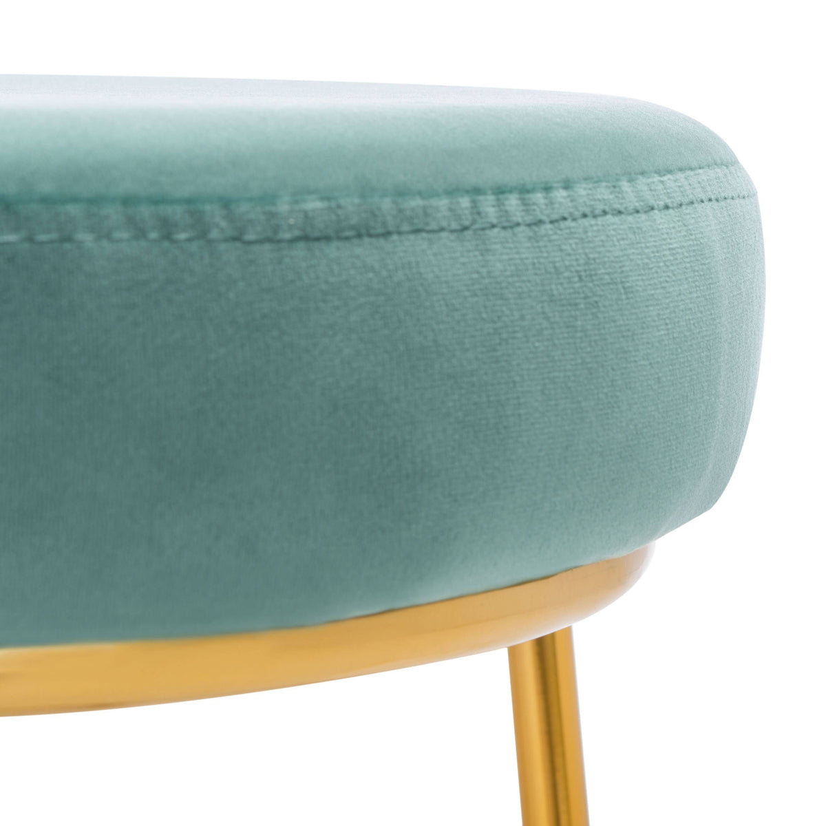 Round Counter Stool Seafoam Gold T180601