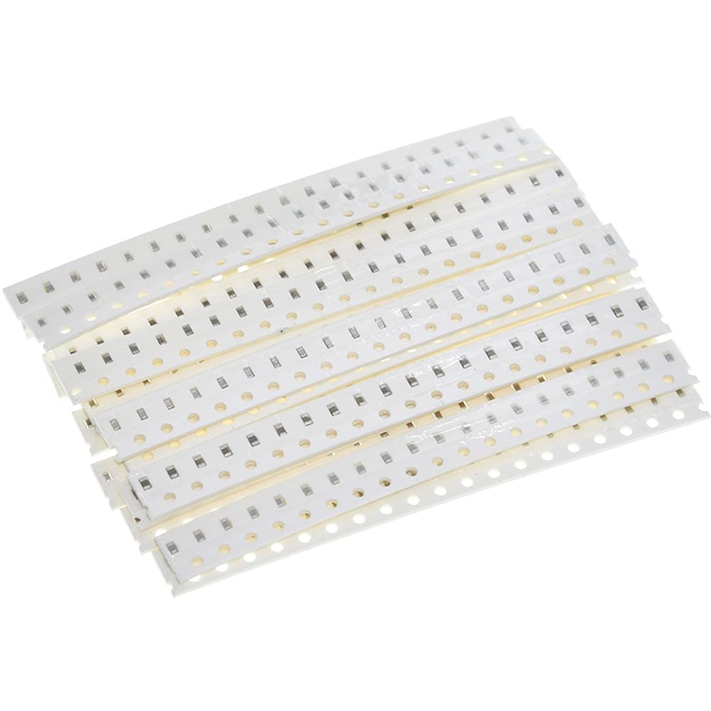 960PCS 0603 0805 1206 SMD Capacitor Kit, 16 Value 10pF-22uF Multilayer Ceramic Chip Capacitors Assortment Set M680913