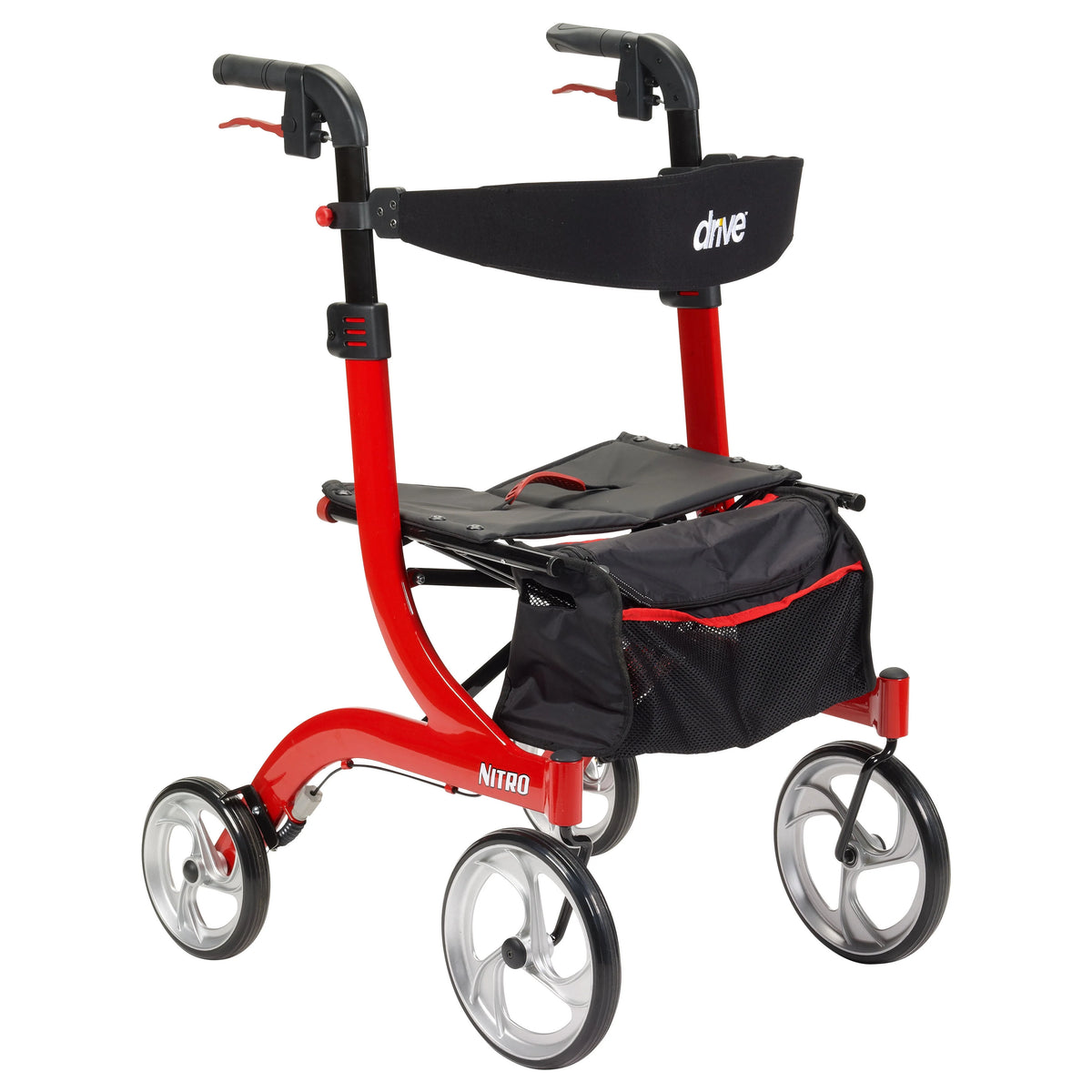 Red Rolling Walker W300
