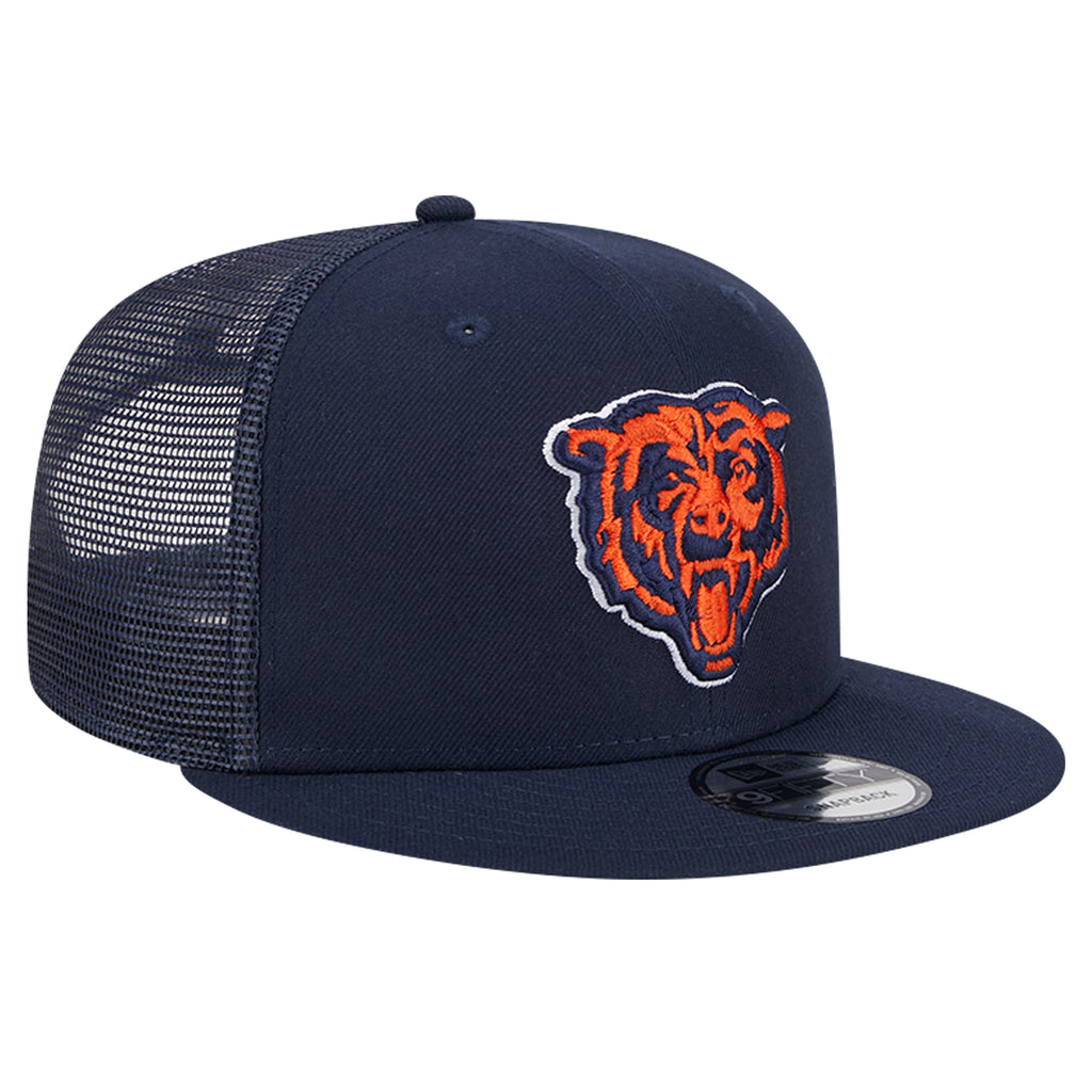 Men's Navy Chicago Bears Trucker Snapback Hat Q2792