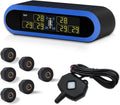 Solar-Powered Digital Tire Pressure Monitoring System (TPMS), 80ft Sensing Distance, 0-199 psi M124