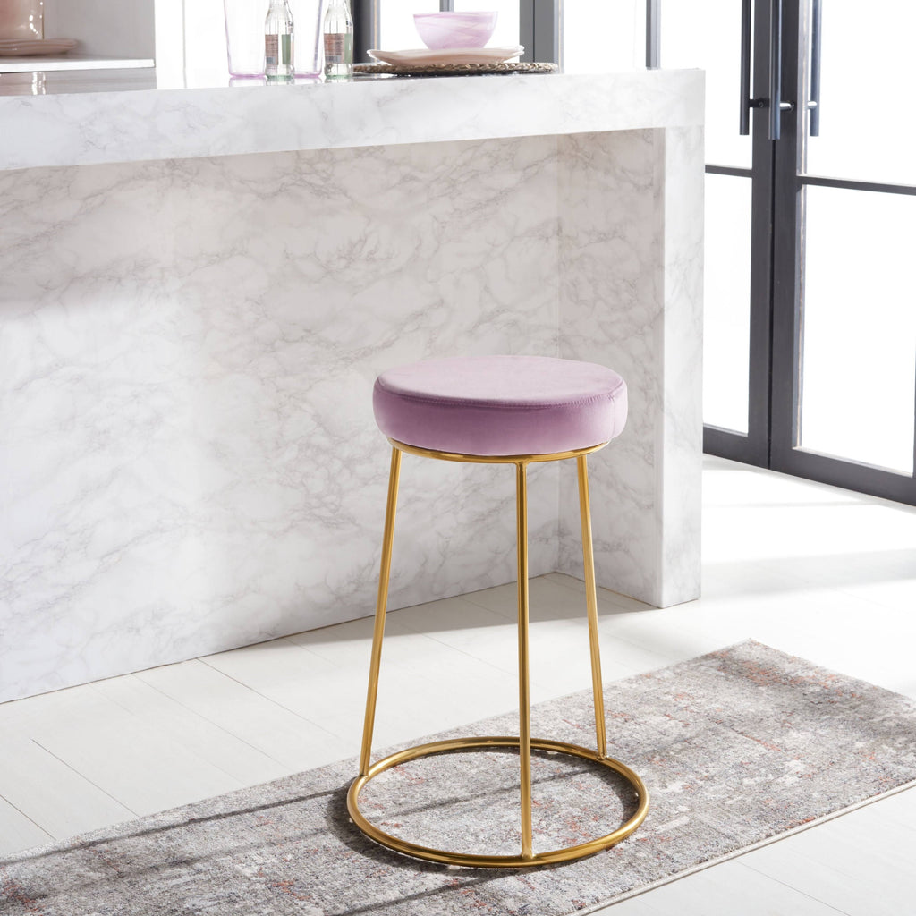 Round Counter Stool Seafoam Gold T180601