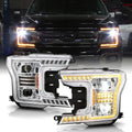 Halogen Chrome Amber LED Projector Headlights X816635