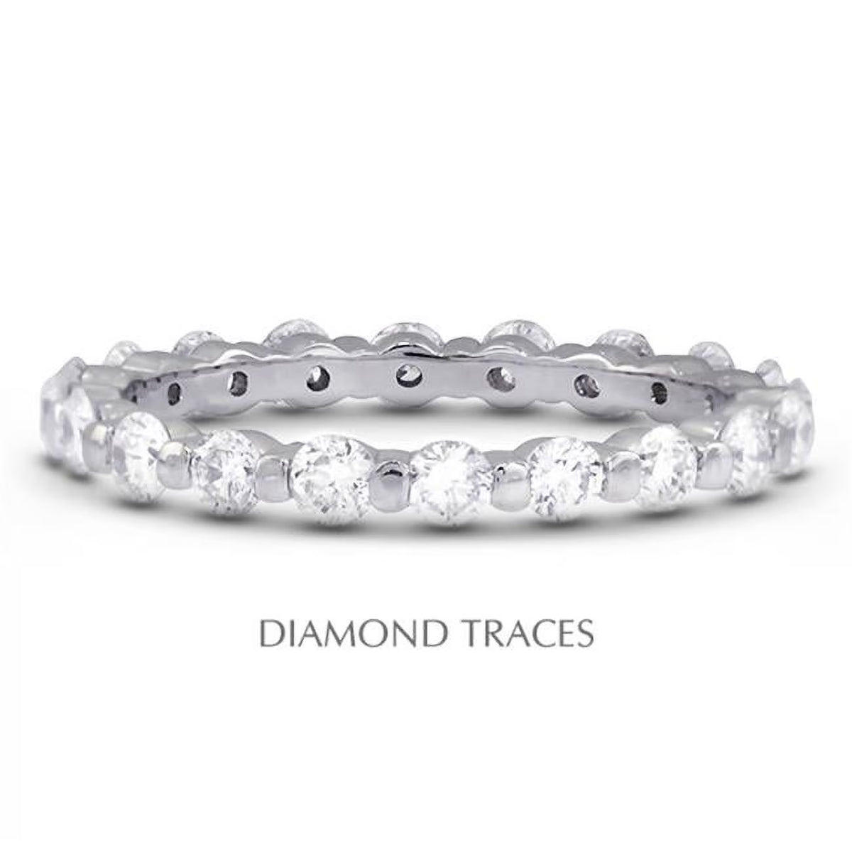 Platinum 950 Bar Setting Eternity Ring F154690