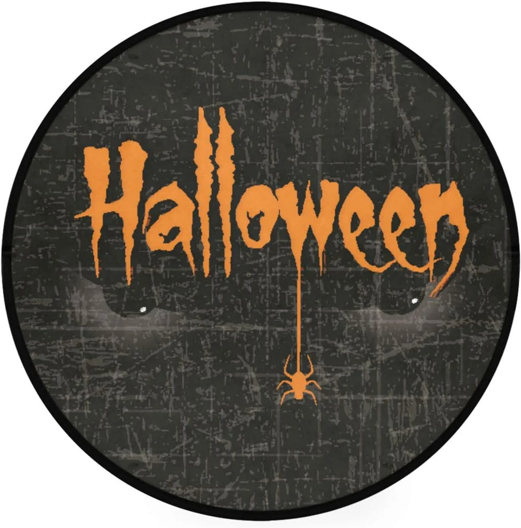 Halloween Eyes Round Area Rug 3'xRound X3212