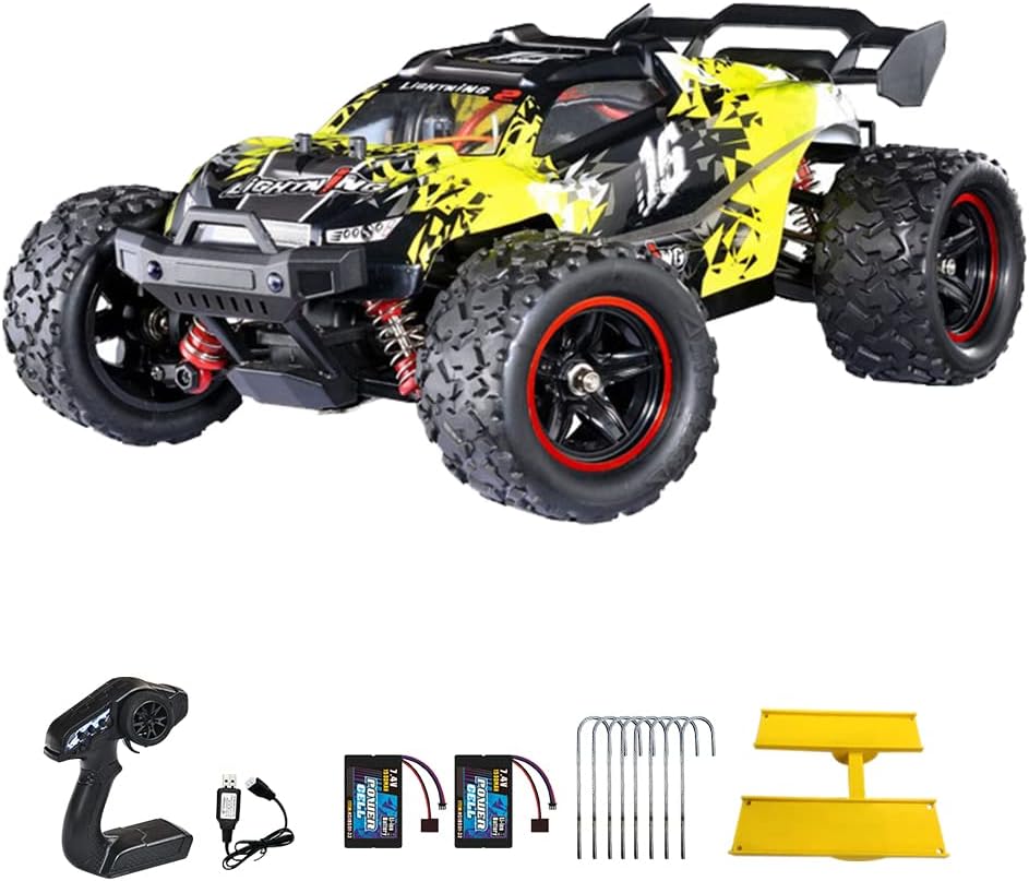 1/18 RC Car 4WD Brushless Offroad Truck with Two Rechargeable Batteries M739137