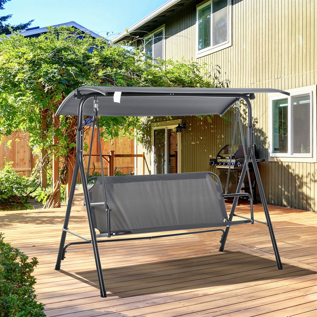 3-Person Porch Swing with Stand G489