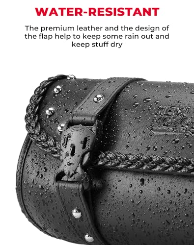PU Leather Universal Motorcycle Fork Bag Z54134
