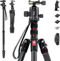 78 Aluminum Camera Tripod Monopod, Foldable, 360 Degree Ball Head, Quick Release Plate, 33lb Payload, Pack of 2 U83669