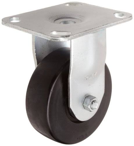 Plate Caster Rigid Polyolefin Wheel Roller Bearing 375 lbs Capacity U9946