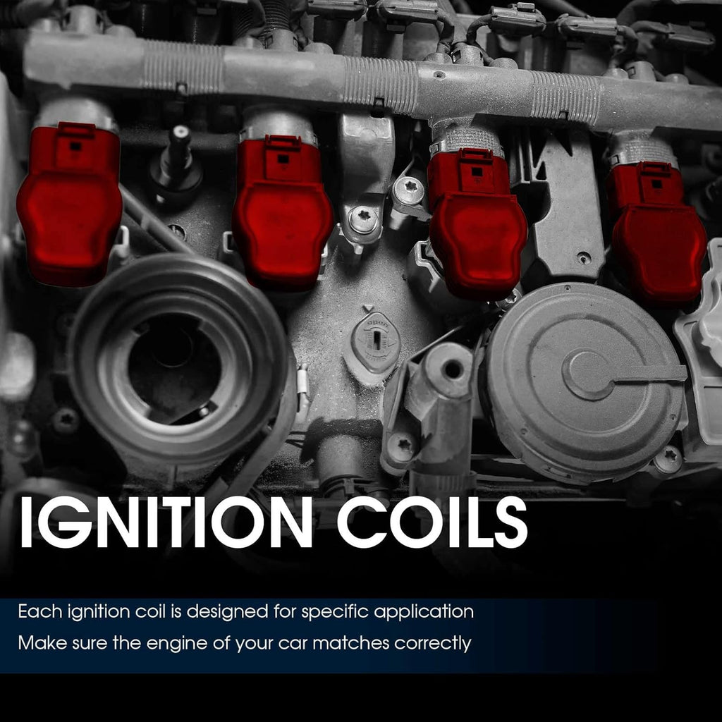 Set of 4 Ignition Coils for Toyota Corolla Matrix Celica MR2 Spyder Pontiac Vibe Chevrolet Prizm Z51301
