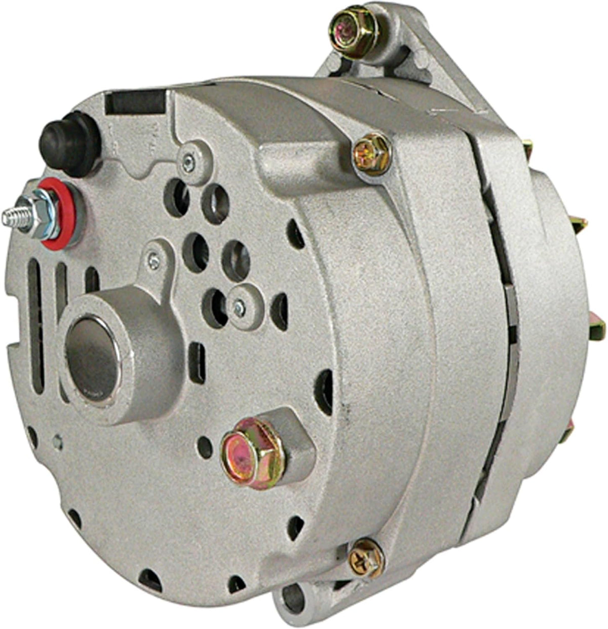 New Alternator Compatible with 10Si Delco 1-Wire 63 Amp With R-Terminal Stud On Rear T781424