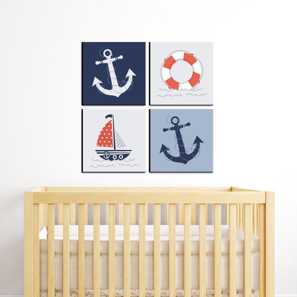 11 x 11 inches Kids Wall Art Set of 4 Prints F51723
