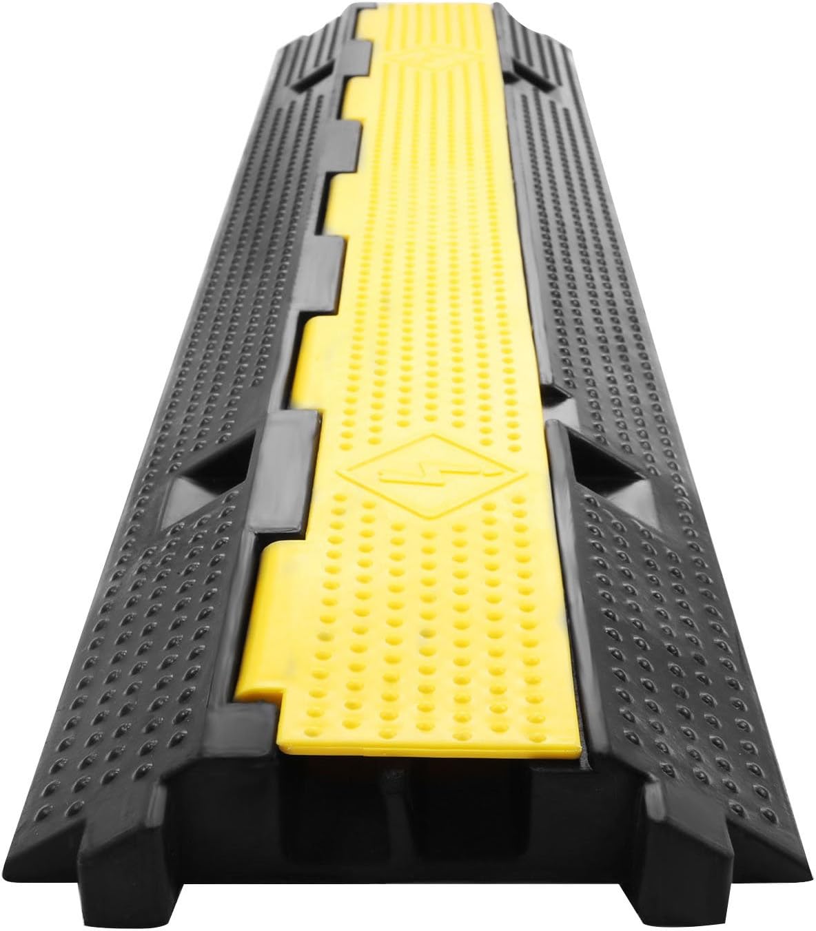 Rubber Cable Protector Speed Bump (4 Pack Single Channel) Pack of 2 S1002