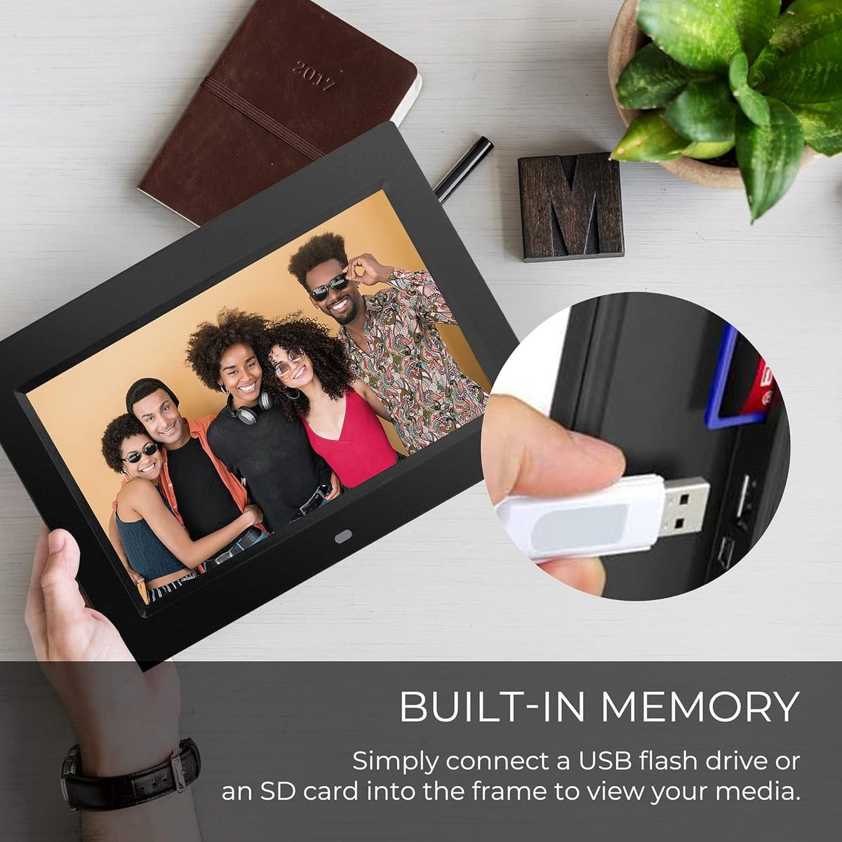 10 Digital Picture Frame with Remote Control Y160590