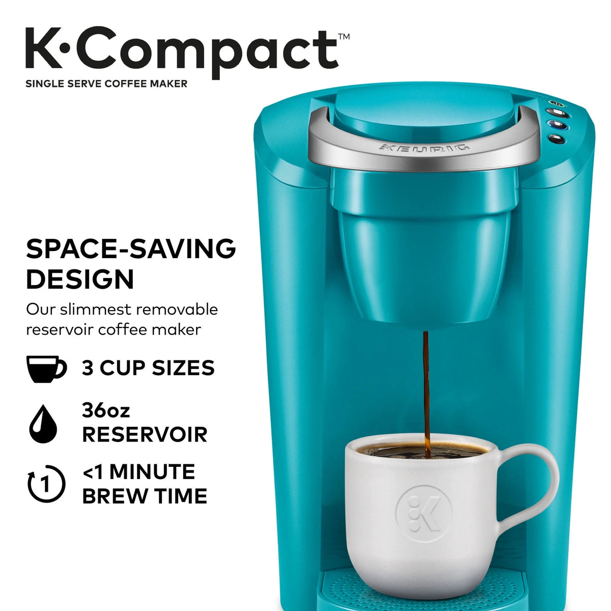 Black Single-Serve Coffee Maker Z537118