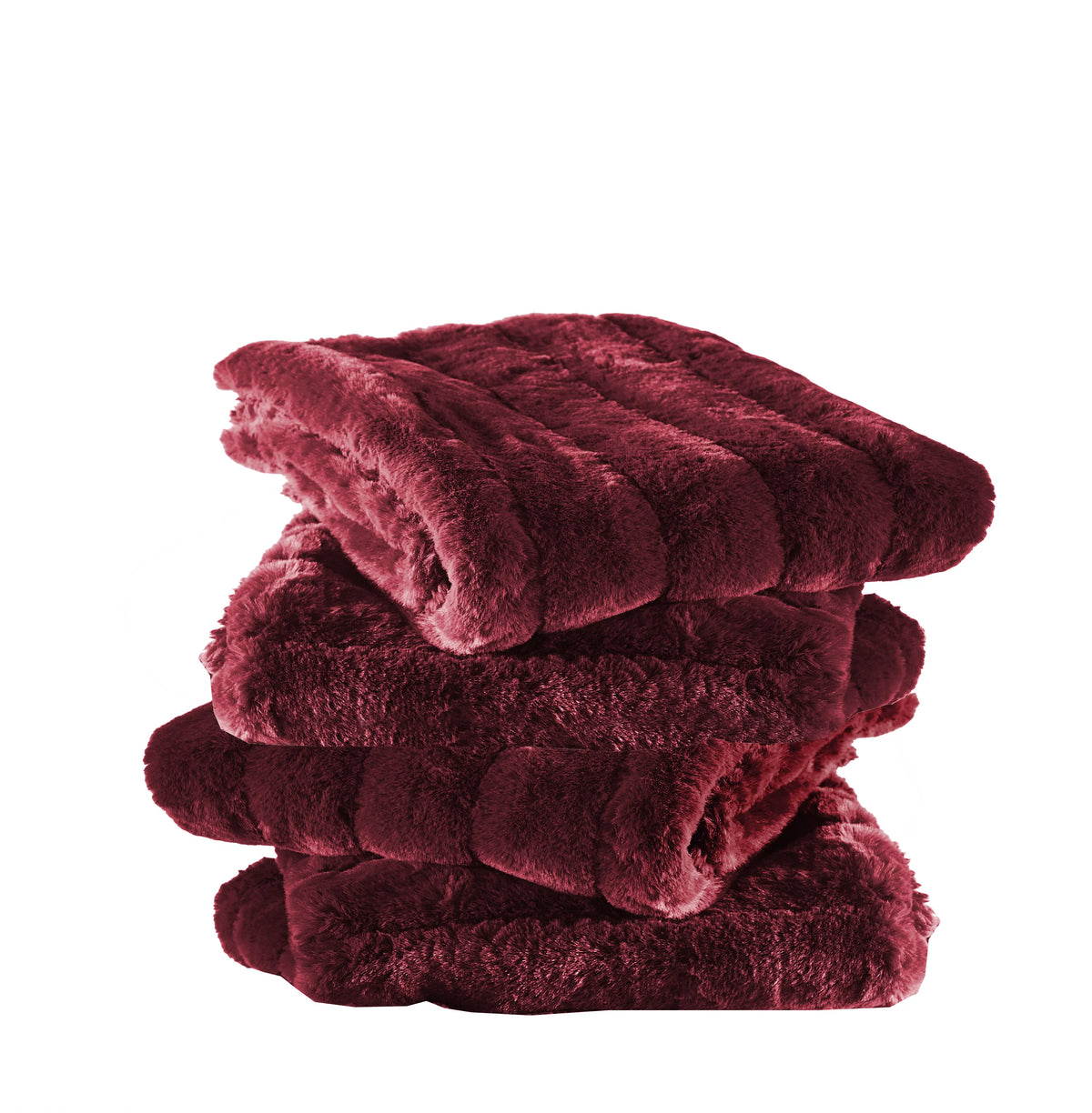 Super Soft Sherpa Backing Throw Pillow Cover 4 Piece 20" x 20" H565