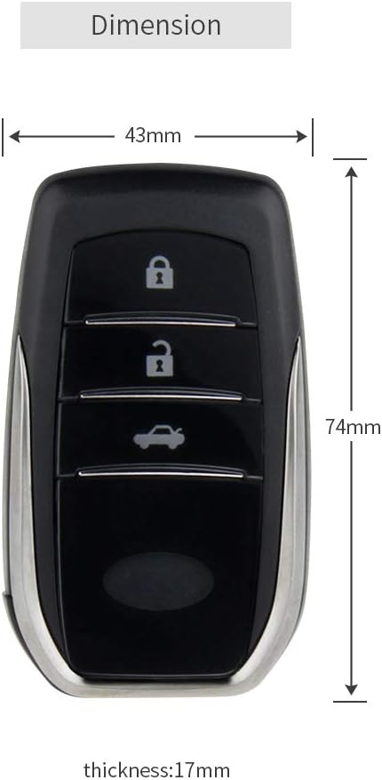 PKE Car Alarm System Keyless Entry Auto Start Push Start Button A22751