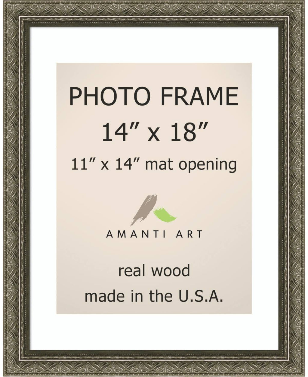 Pewter Matted Photo Frame S694836