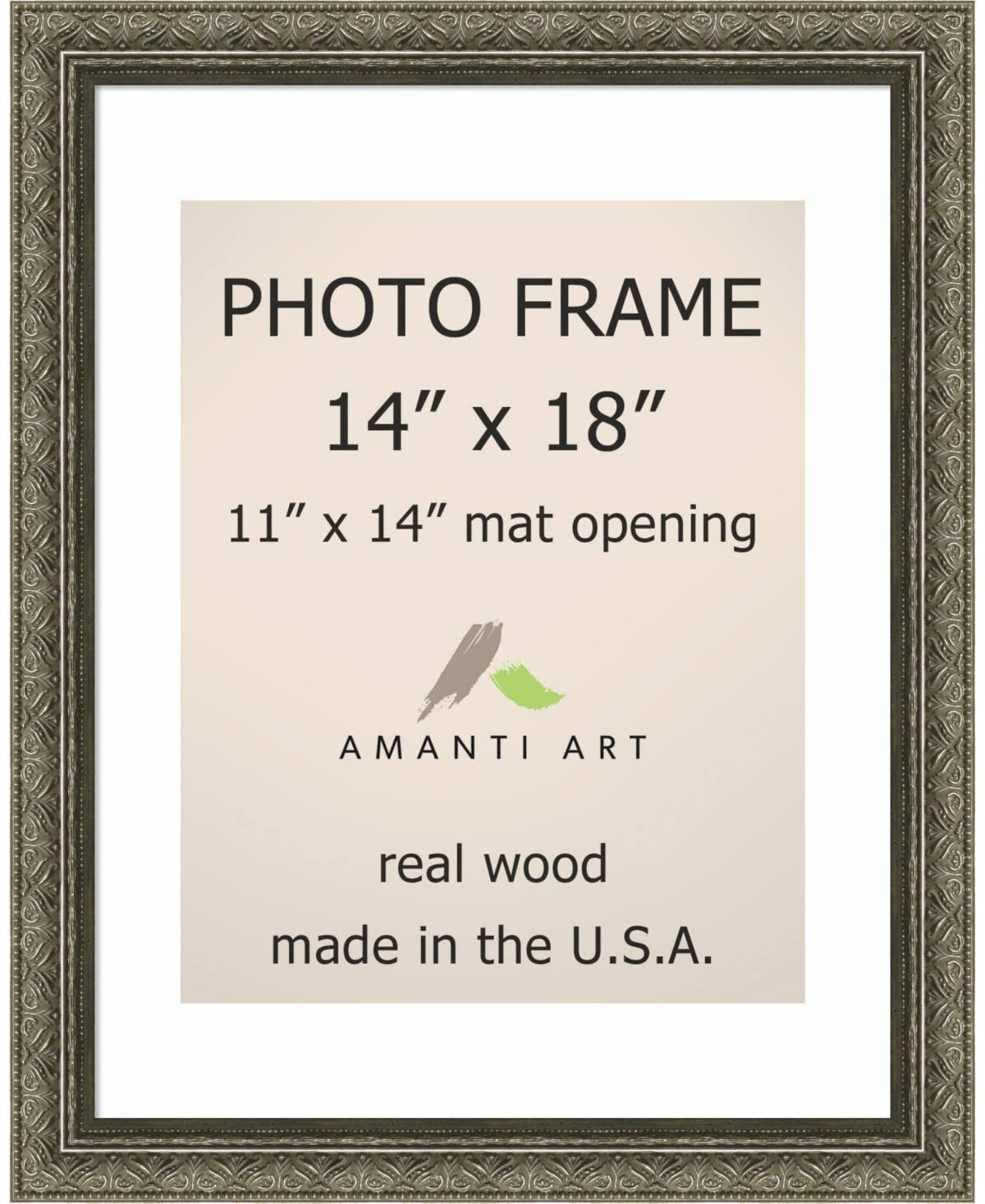 Pewter Matted Photo Frame S694836