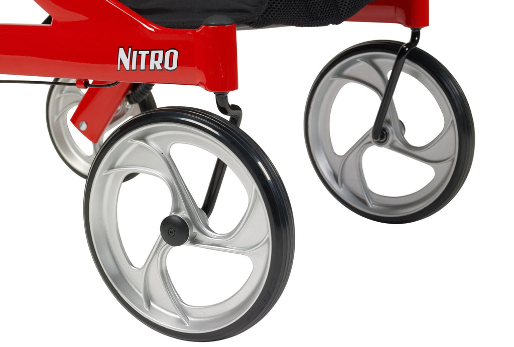 Red Rolling Walker W300