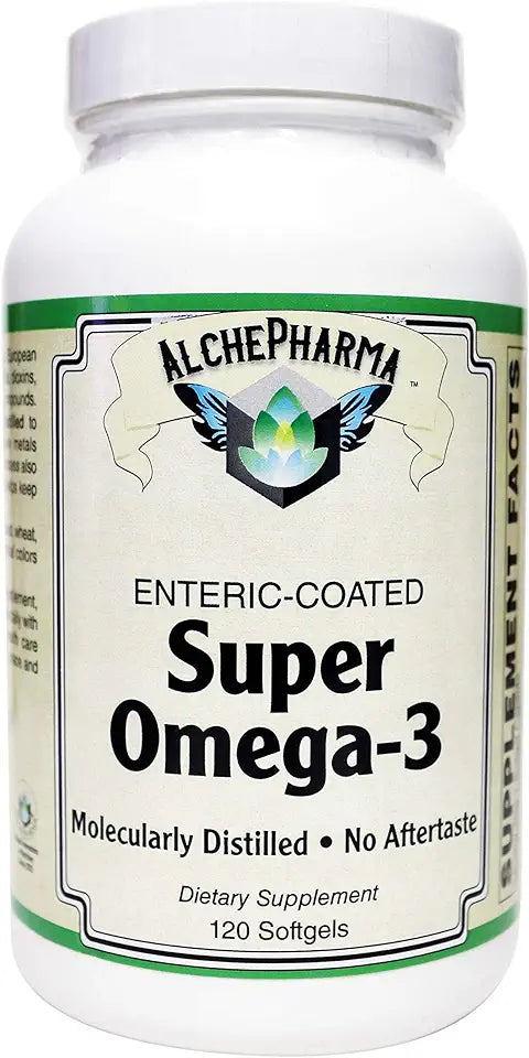 Enteric-Coated Super Omega-3 1000mg 120 Enteric Softgels N2374