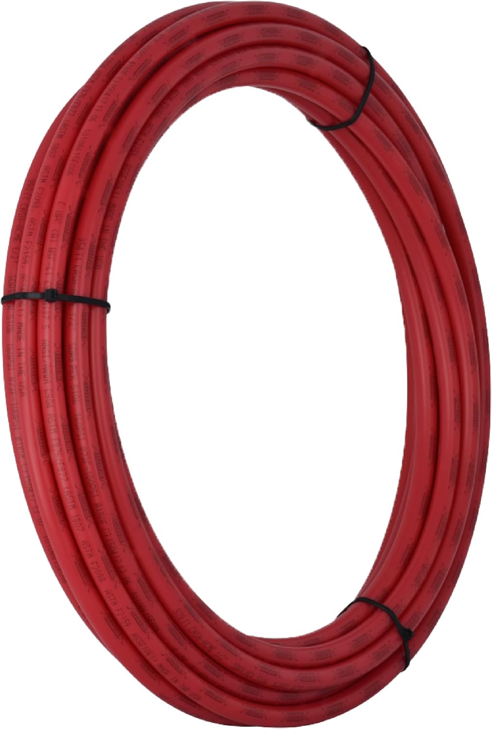 Red 3/4 Inch Flexible PEX Pipe Tubing, 100 Feet Coil, Pack of 2 G54102