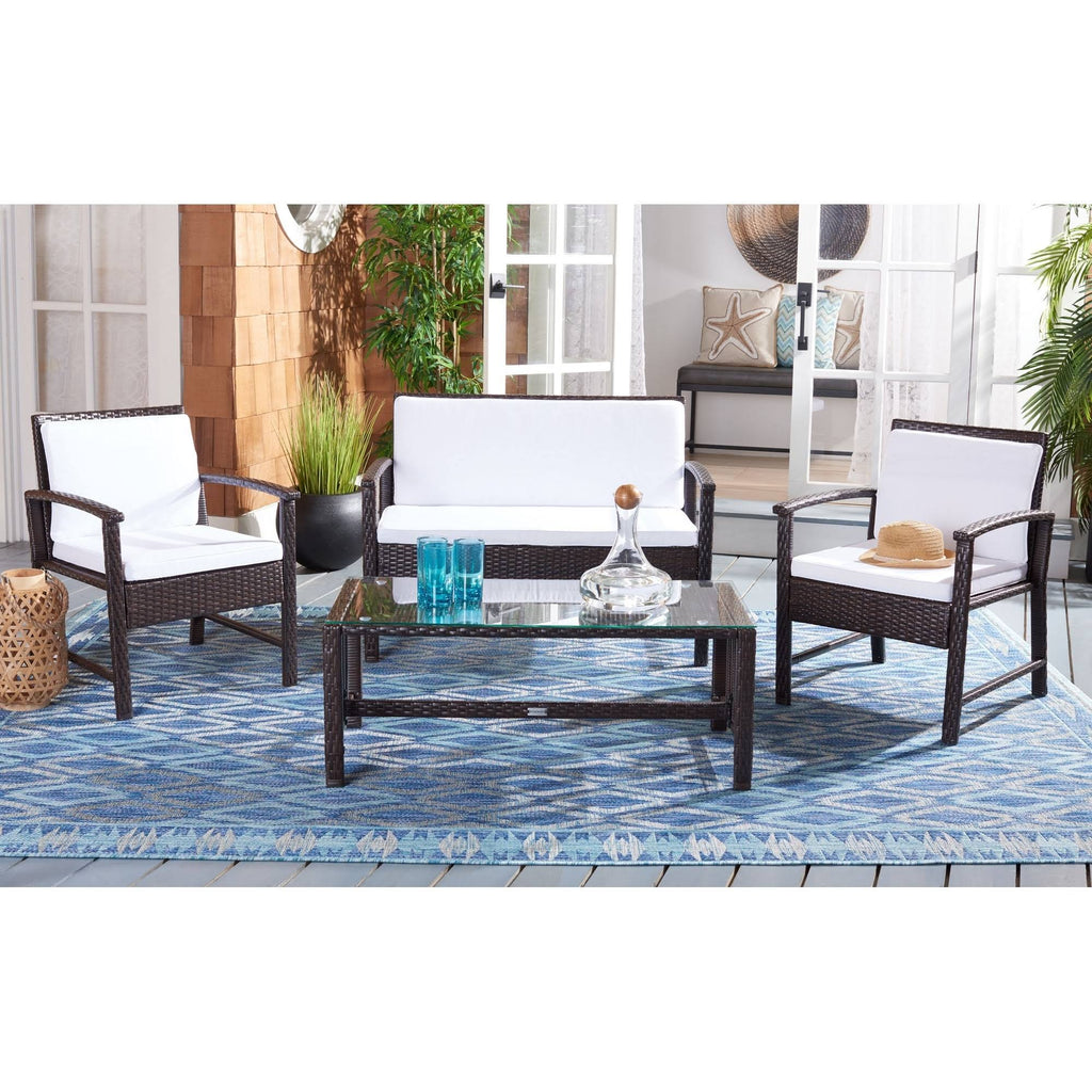 Brown / White Living Set E279