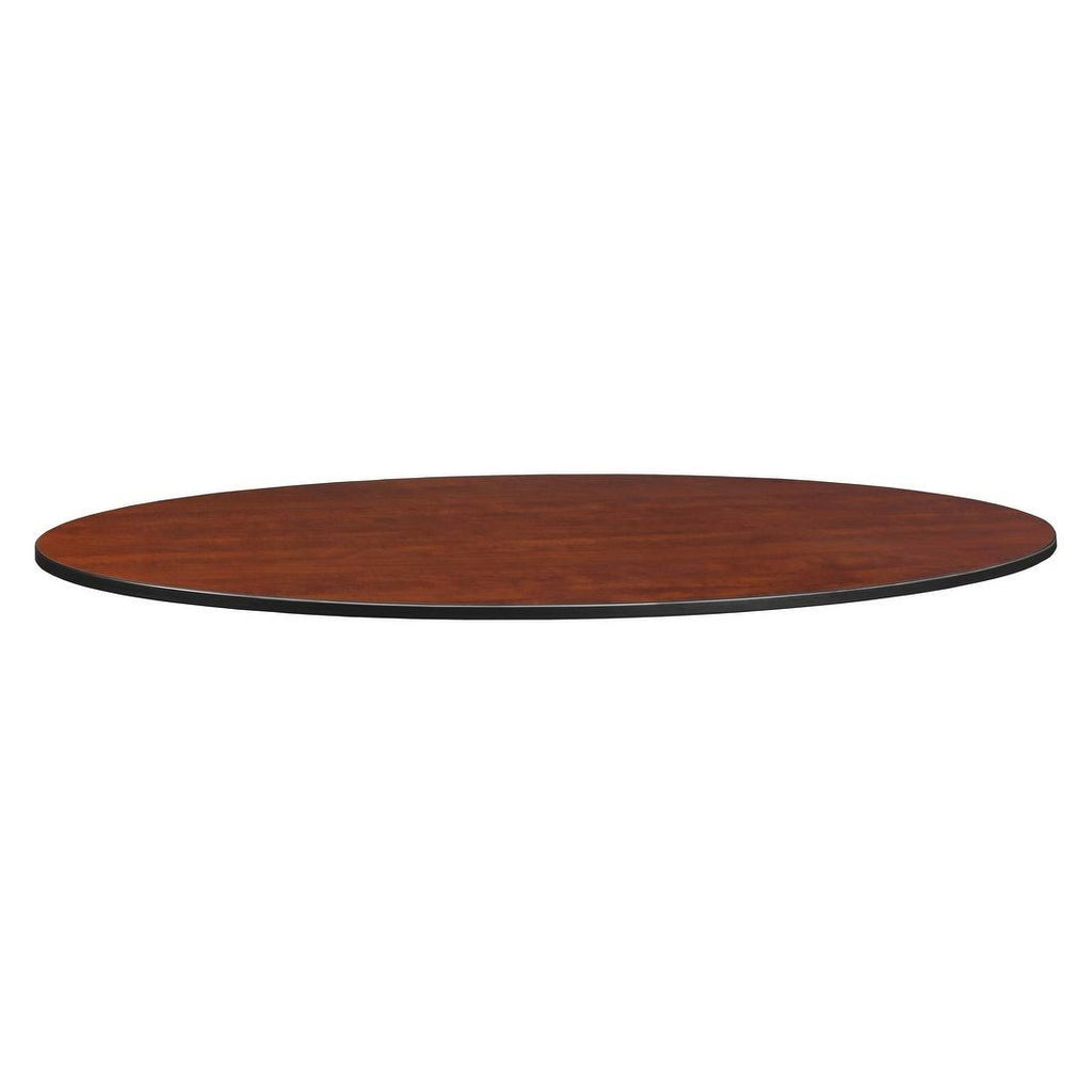 Oval Table Top - Mahogany Mocha Walnut V7940