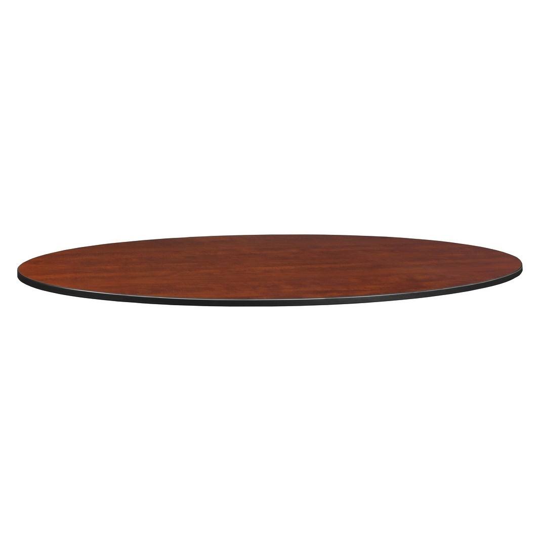 Oval Table Top - Mahogany Mocha Walnut V7940