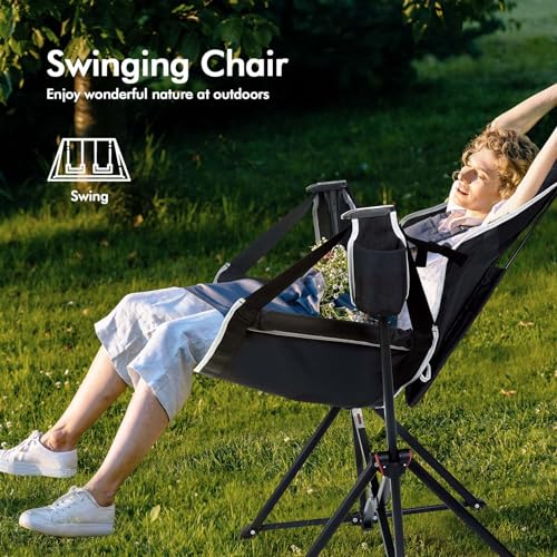 Hammock Camping Chair with Storage Bag 265lbs Weight Capacity R8980