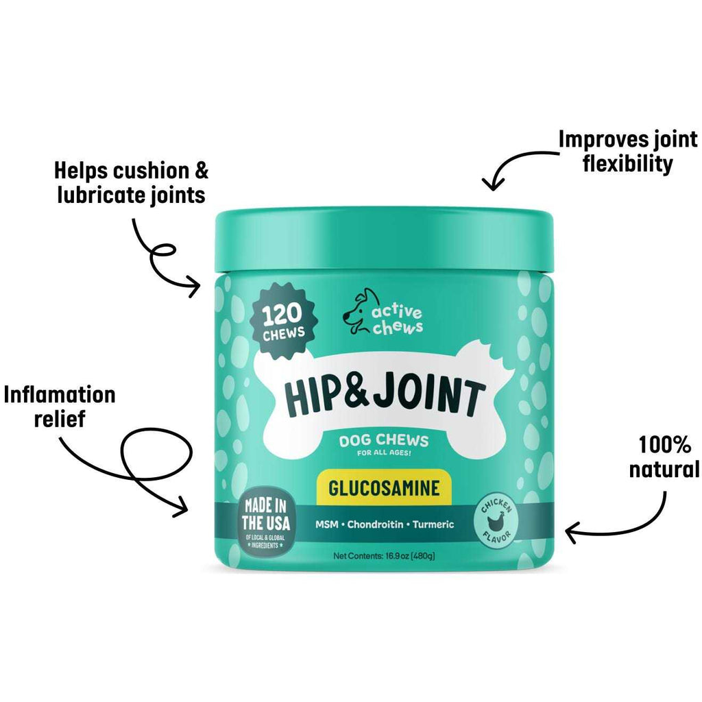 Glucosamine for Dogs Hip and Joint Supplement with Chondroitin, Turmeric, and Msm X120272