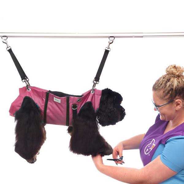 Black Pet Nail Grooming Hammock V572366