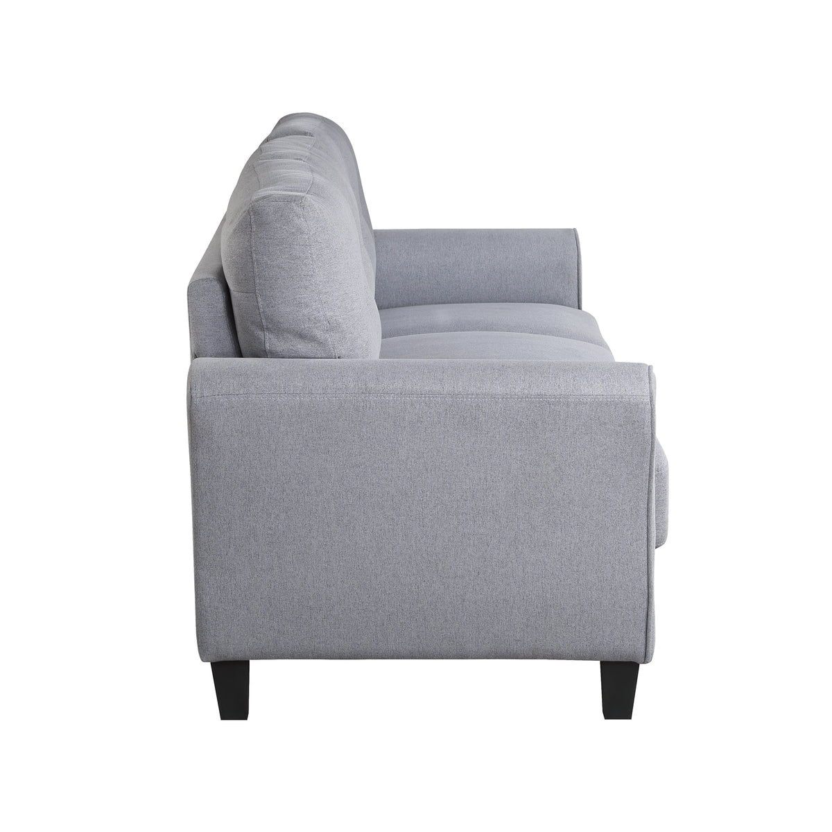 58" Gray Upholstered 2 Seater Sofa Y92845
