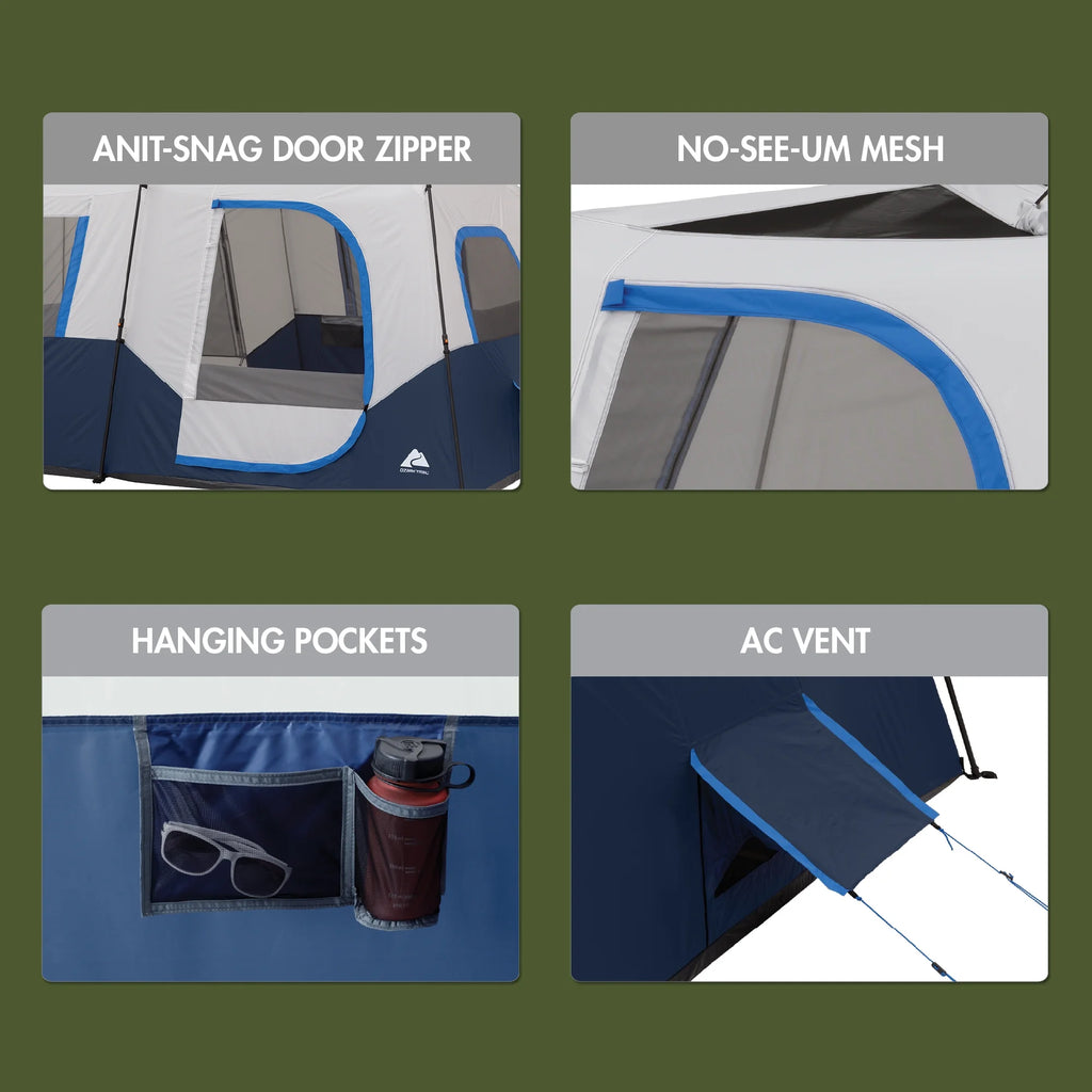 13' x 9' 8-Person Cabin Tent R2763