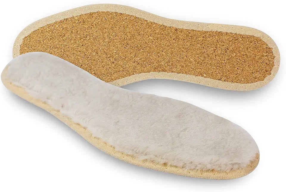 Sheepskin Shearling Insole with Natural Cork Insulation S75301