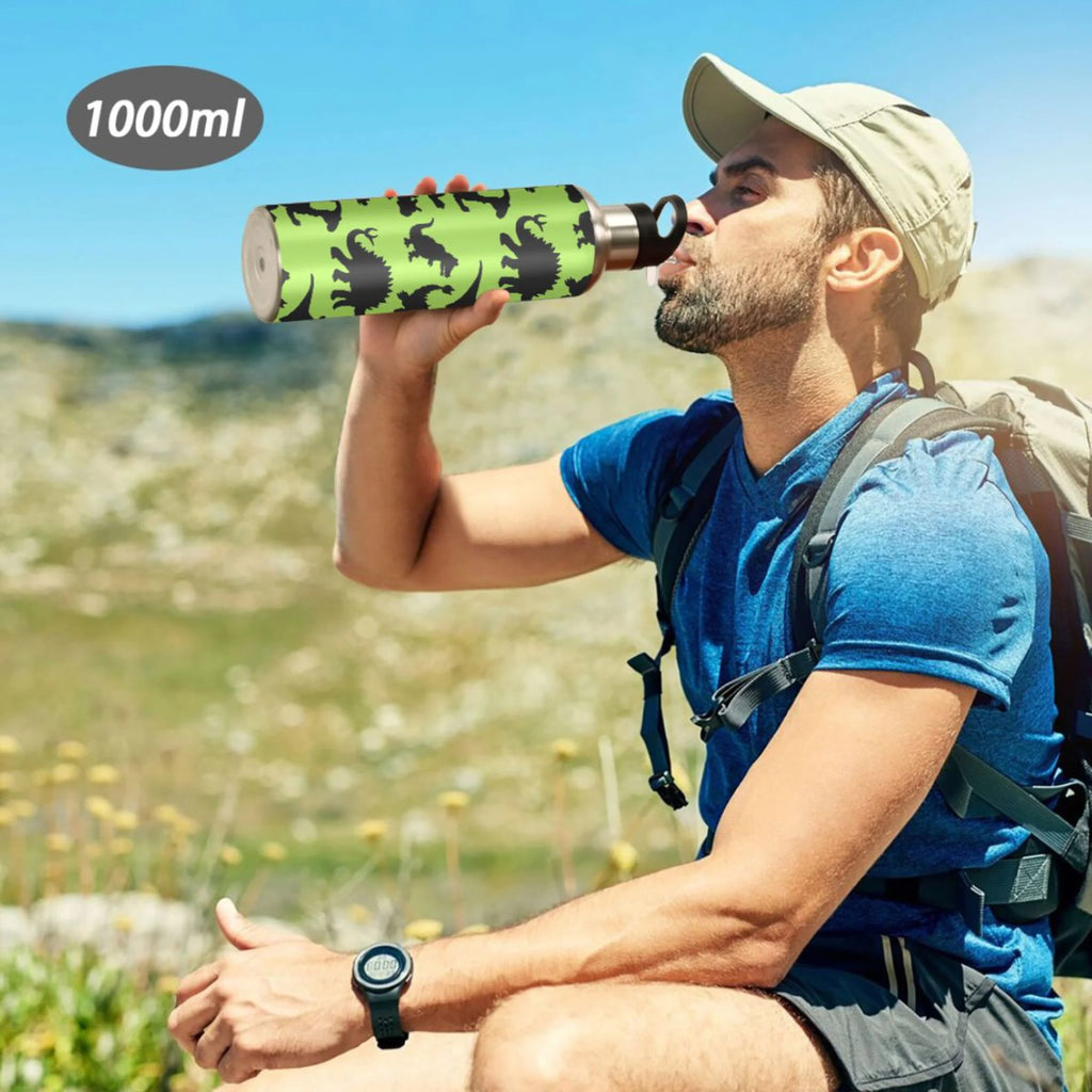 Stainless Steel Vacuum Insulated Water Bottle with Straw Lid 20 OZ K17469